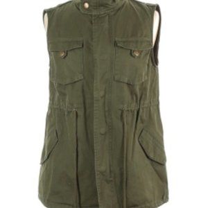 Army Green Pleione Vest